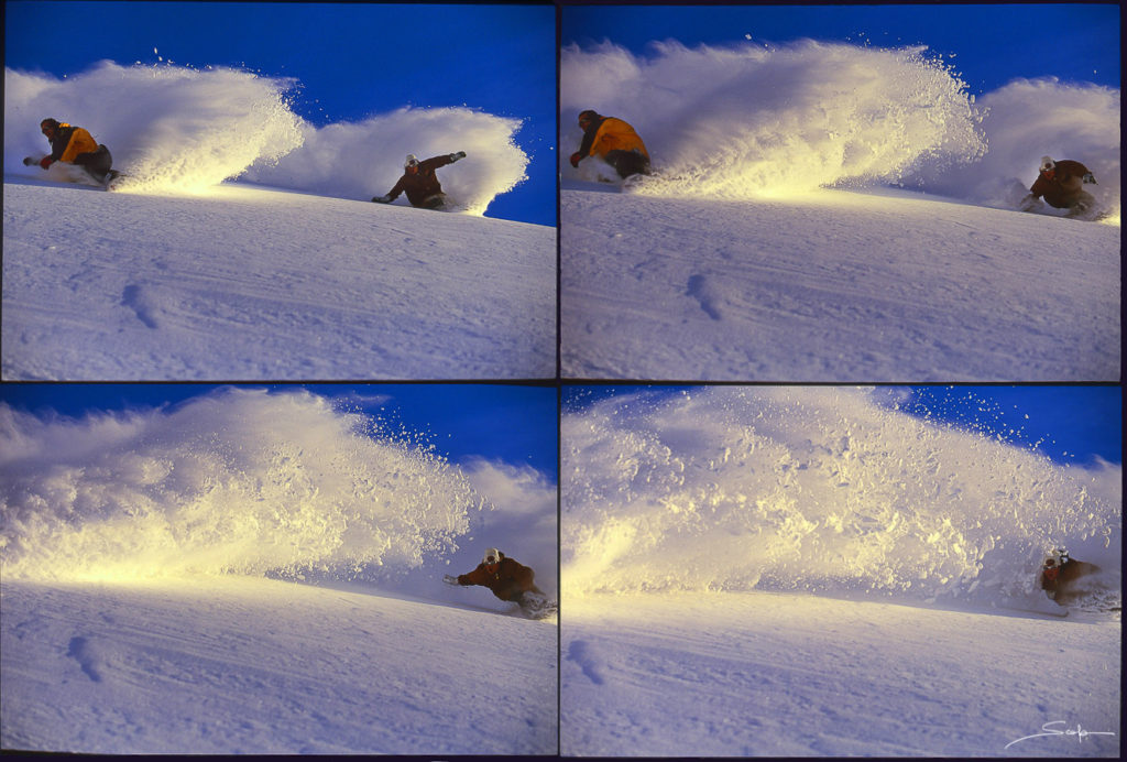 Photographe professionnel snowboard sports d'hiver rhone-alpes